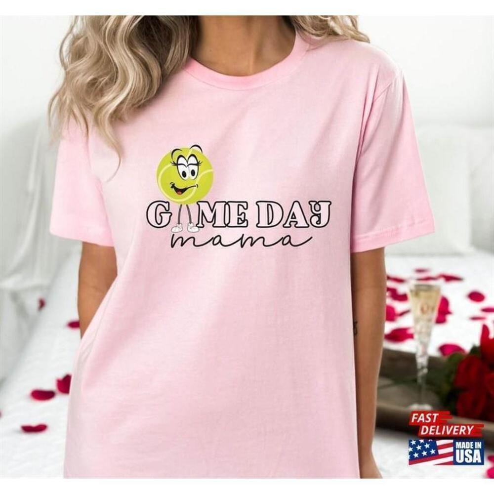 Tennis Game Day Mom Sports Fan Gift Unisex Style T-Shirt